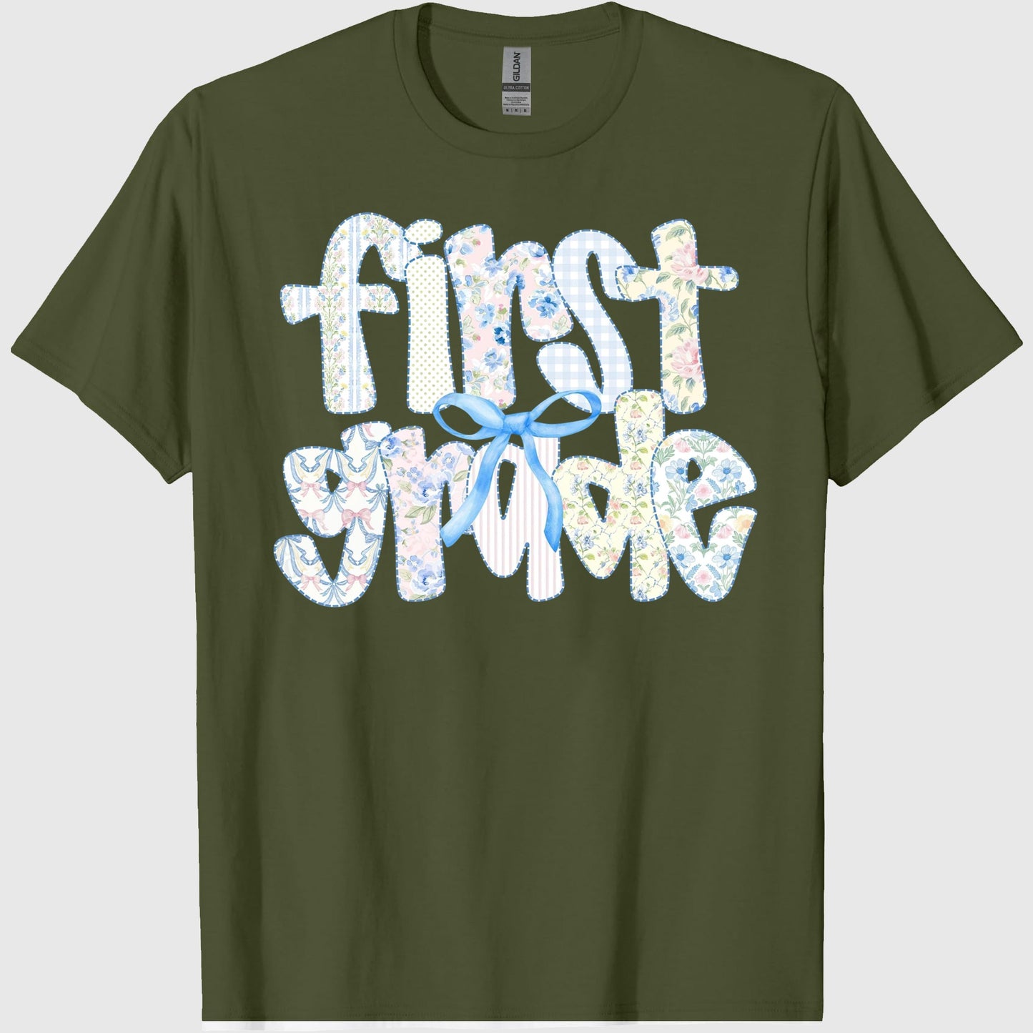 First Grade Teacher Shirt, Back to School 1st Grade Tee, Teacher Appreciation Gift, Cute Elementary School, Coquette Bow