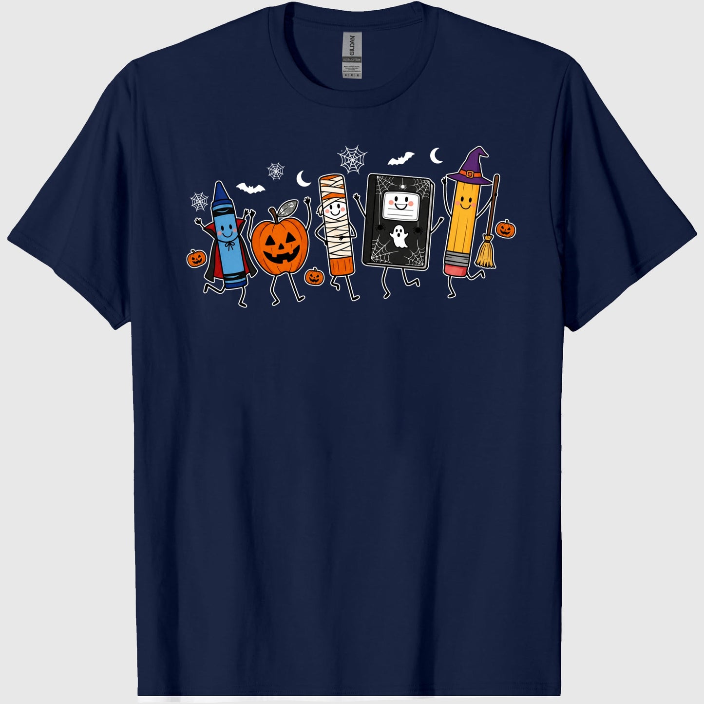 Halloween Teacher Shirt, Funny Teacher Life Shirt, Back To School Gift, Preschool Teacher School Supplies T-shirt, Spooky Tee