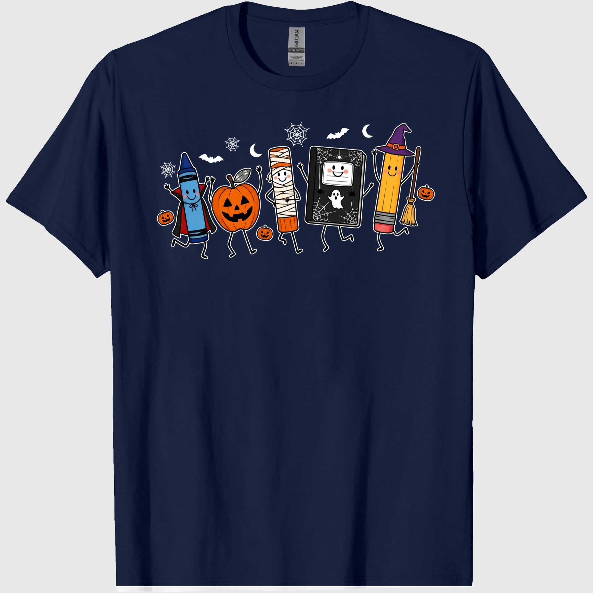 Halloween Teacher Shirt, Funny Teacher Life Shirt, Back To School Gift, Preschool Teacher School Supplies T-shirt, Spooky Tee