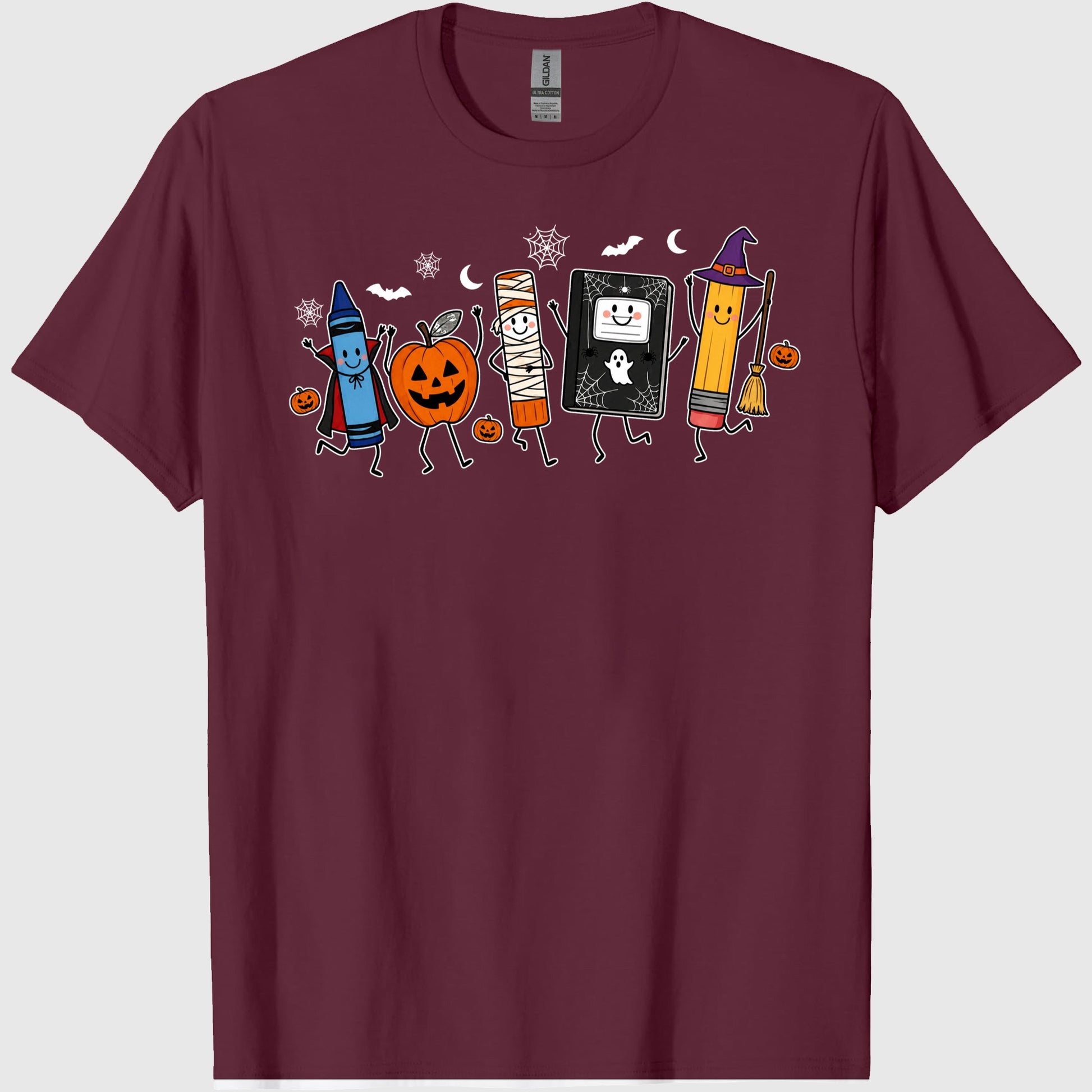 Halloween Teacher Shirt, Funny Teacher Life Shirt, Back To School Gift, Preschool Teacher School Supplies T-shirt, Spooky Tee