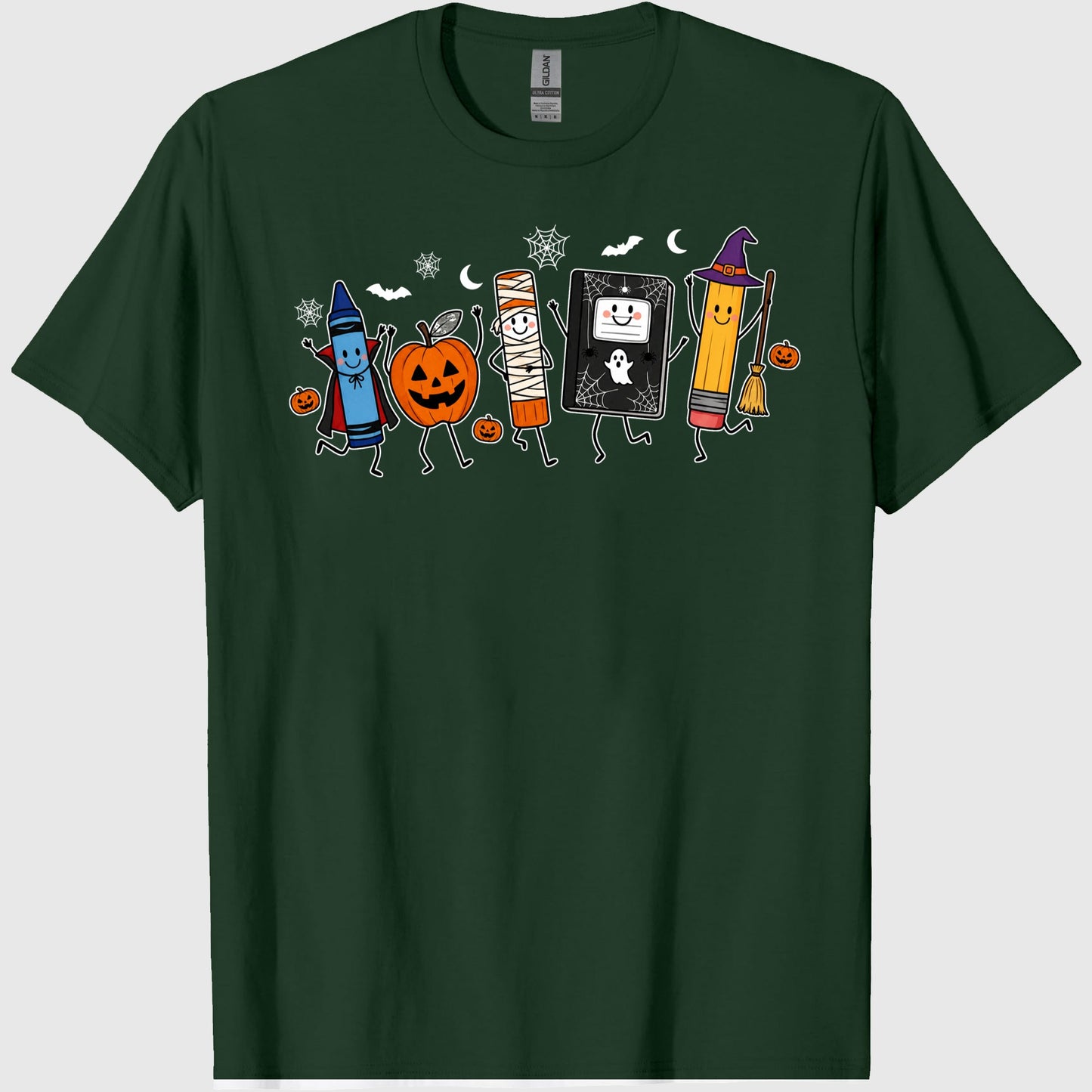 Halloween Teacher Shirt, Funny Teacher Life Shirt, Back To School Gift, Preschool Teacher School Supplies T-shirt, Spooky Tee