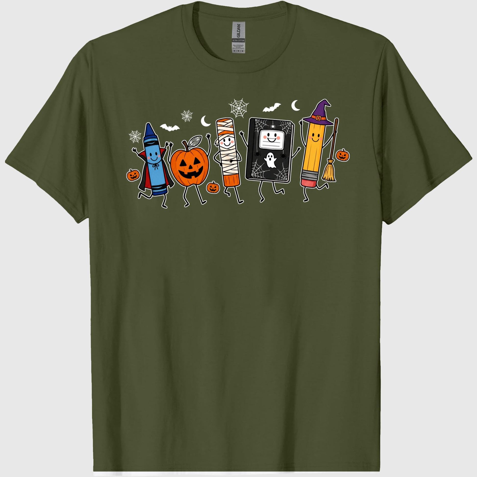 Halloween Teacher Shirt, Funny Teacher Life Shirt, Back To School Gift, Preschool Teacher School Supplies T-shirt, Spooky Tee