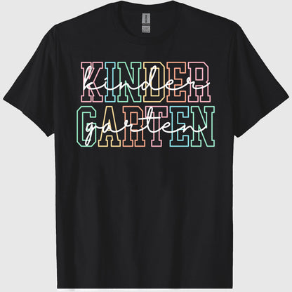 Kindergarten Teacher Shirt, Kindergarten TShirt, Elementary School, Teaching Tee, First Day Of Kindergarten, Back to school Graphic tee