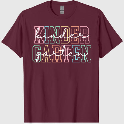 Kindergarten Teacher Shirt, Kindergarten TShirt, Elementary School, Teaching Tee, First Day Of Kindergarten, Back to school Graphic tee