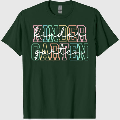 Kindergarten Teacher Shirt, Kindergarten TShirt, Elementary School, Teaching Tee, First Day Of Kindergarten, Back to school Graphic tee