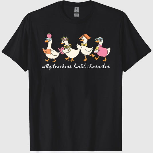 Silly Teacher Goose Shirt, Silly Goose Teacher Tshirt, Back to School Tee, Teacher Appreciation Gift, Funny Gift for Teacher