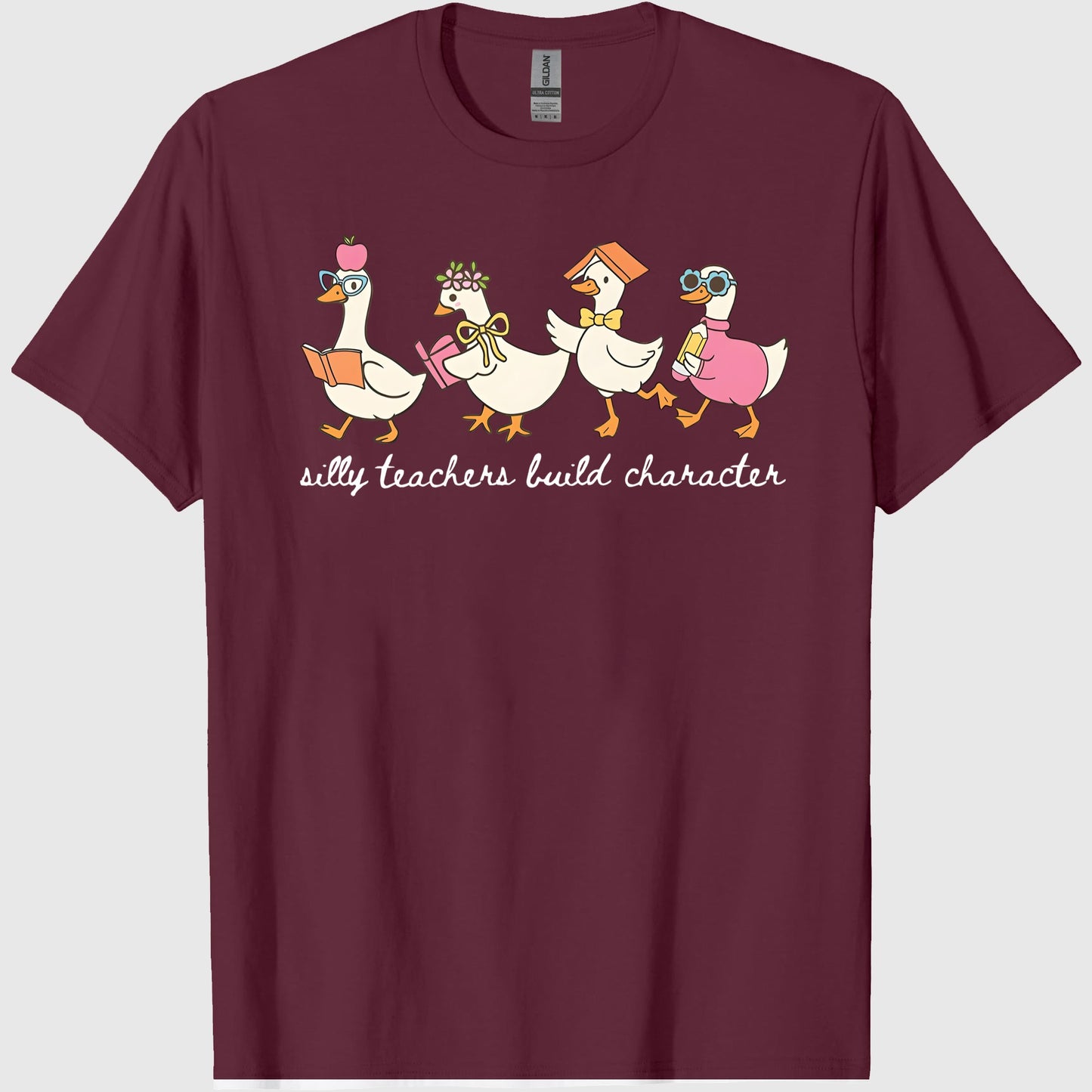 Silly Teacher Goose Shirt, Silly Goose Teacher Tshirt, Back to School Tee, Teacher Appreciation Gift, Funny Gift for Teacher