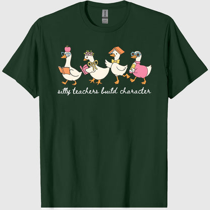 Silly Teacher Goose Shirt, Silly Goose Teacher Tshirt, Back to School Tee, Teacher Appreciation Gift, Funny Gift for Teacher