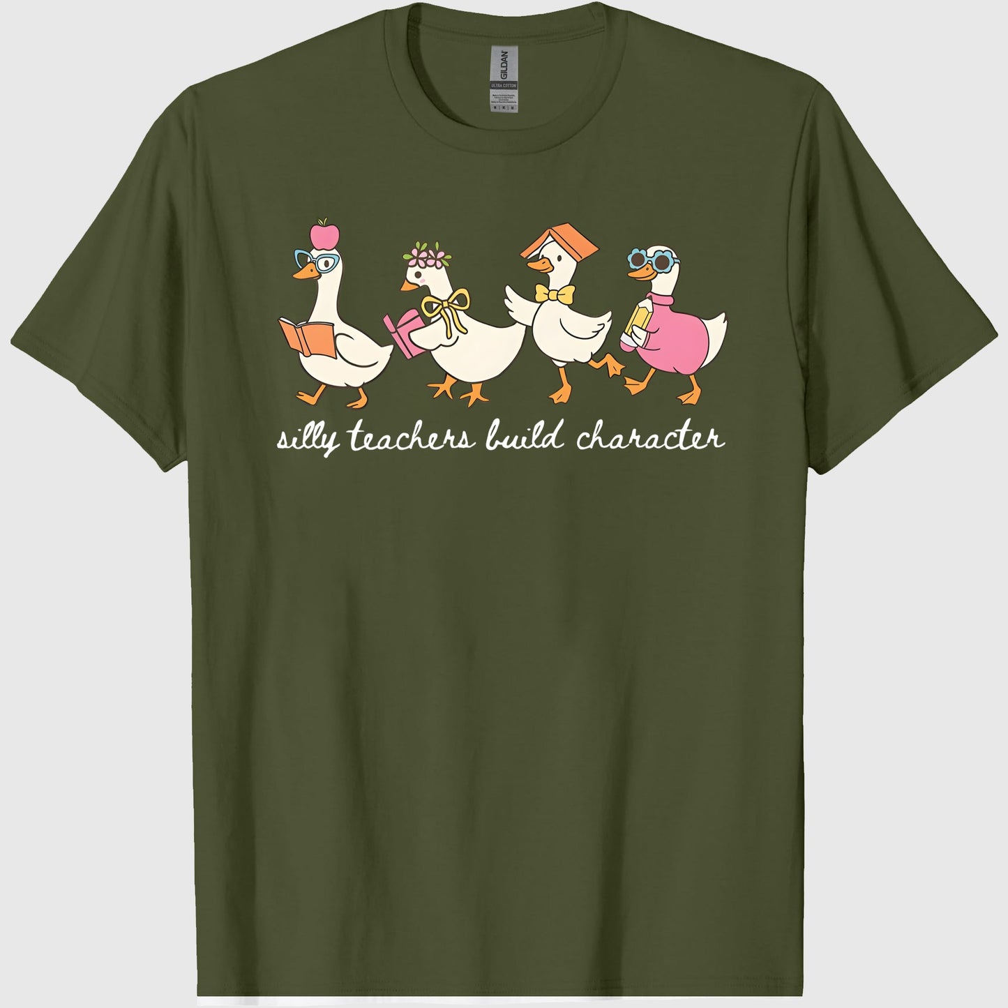 Silly Teacher Goose Shirt, Silly Goose Teacher Tshirt, Back to School Tee, Teacher Appreciation Gift, Funny Gift for Teacher