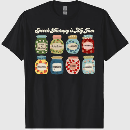 Speech Language Pathologist Shirt SLP Tee Funny Women_s Graphic T-Shirt Vintage Letter Print Casual Unisex Back to School Tee