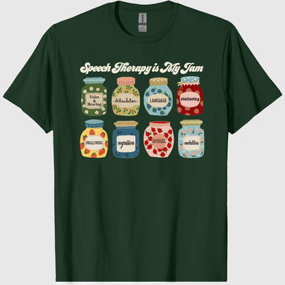 Speech Language Pathologist Shirt SLP Tee Funny Women_s Graphic T-Shirt Vintage Letter Print Casual Unisex Back to School Tee (2)