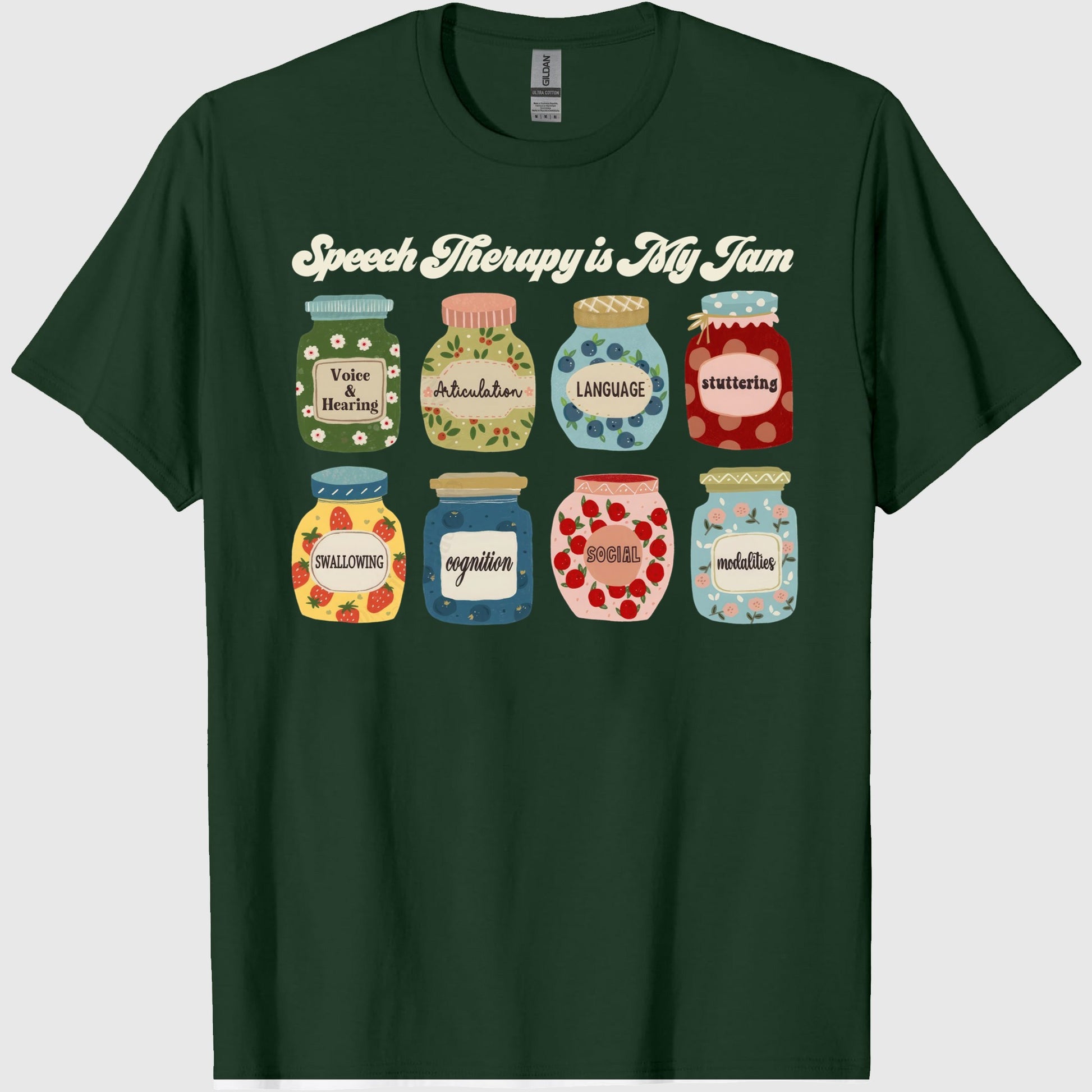 Speech Language Pathologist Shirt SLP Tee Funny Women_s Graphic T-Shirt Vintage Letter Print Casual Unisex Back to School Tee
