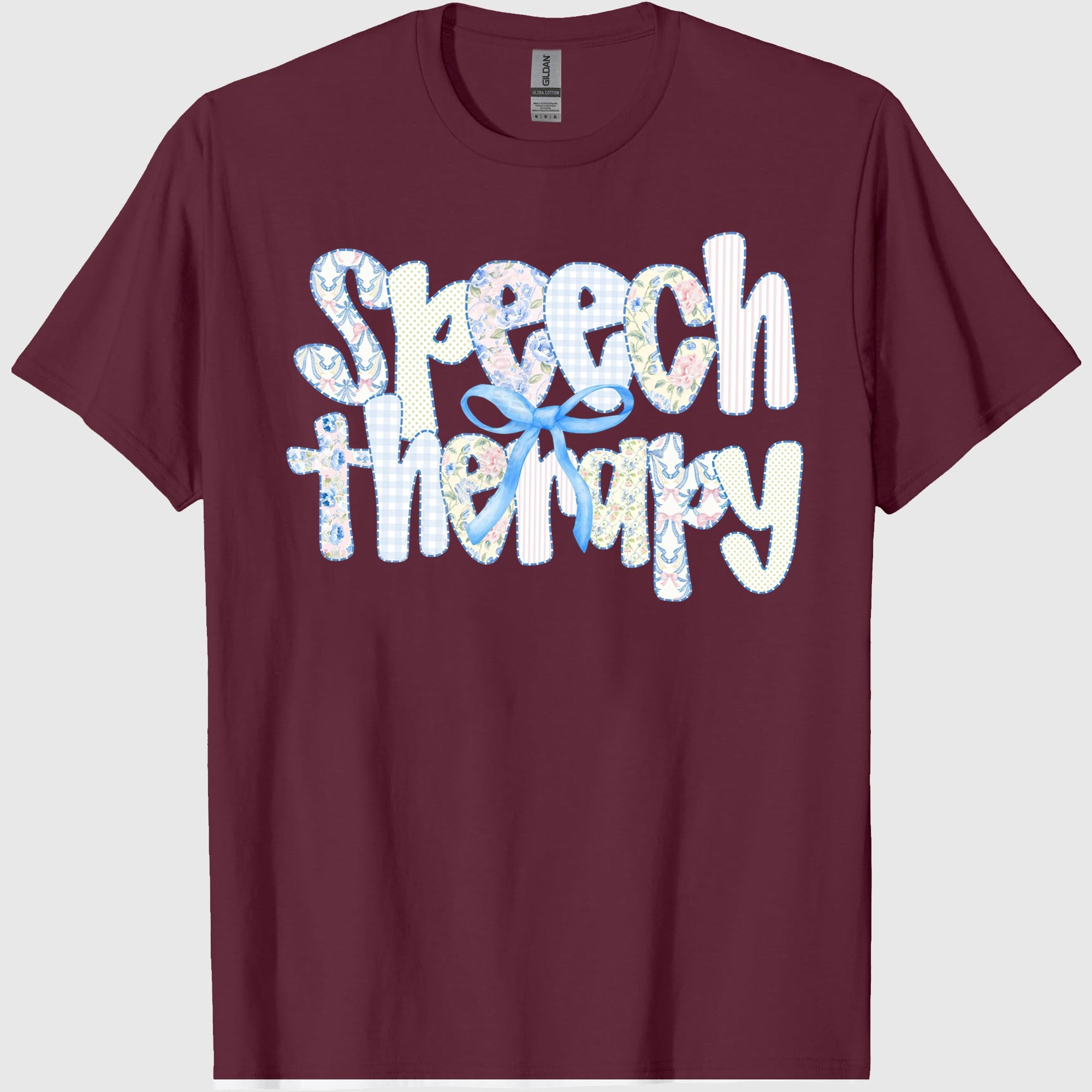 Speech Therapy Shirt, SLP Shirt,Funny Shirts for Women – Casual Graphic Short Sleeve T-Shirt, Vintage Letter Print, Western Outfits, Comfortable Unisex Back to School Tee