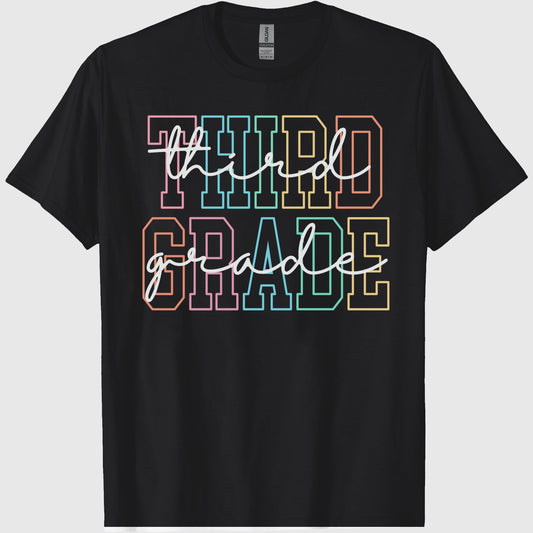 Third Grade Teacher Shirt, 3rd Grade Teacher Shirt, Third Grade TShirt, Elementary School, Teaching Shirt Back to school Graphic tee