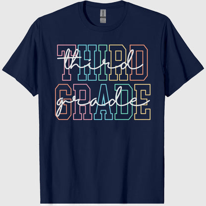Third Grade Teacher Shirt, 3rd Grade Teacher Shirt, Third Grade TShirt, Elementary School, Teaching Shirt Back to school Graphic tee